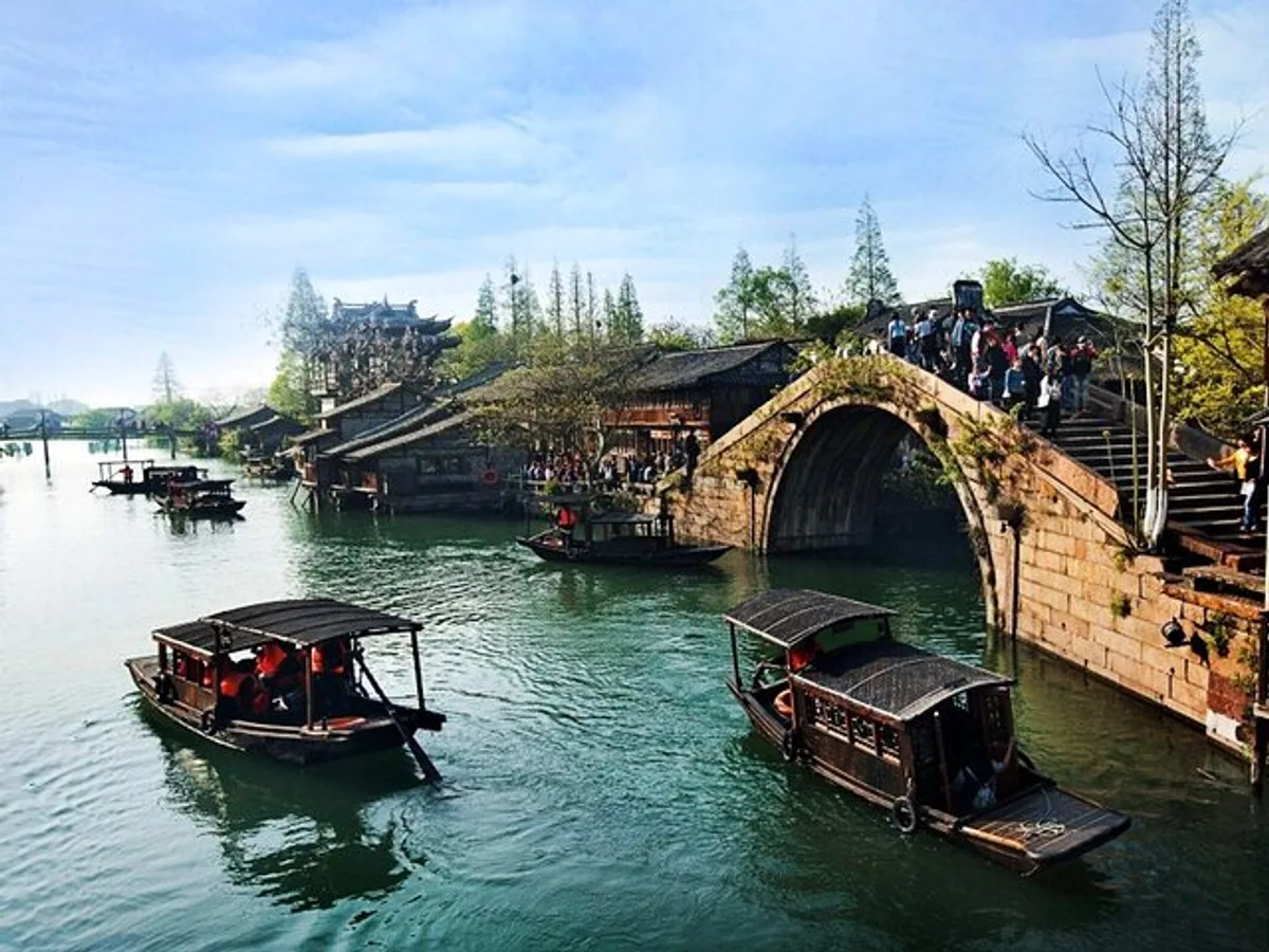 From Shanghai: Zhujiajiao Water Town Private Tour with Boat Ride