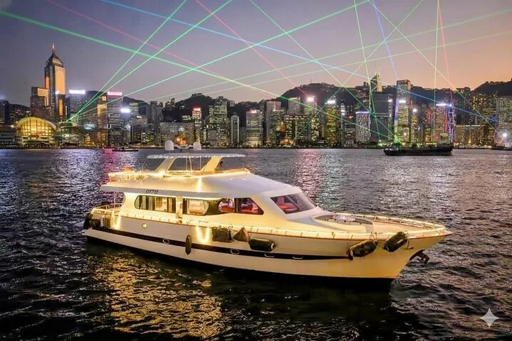 Aqua Luna: Evening Cruise at Victoria Harbour Hong Kong · 3/4