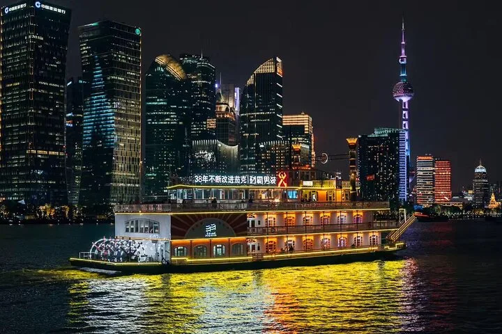 Shanghai Night River Cruise Tour with Xinjiang Style Dining Experience · 4/4